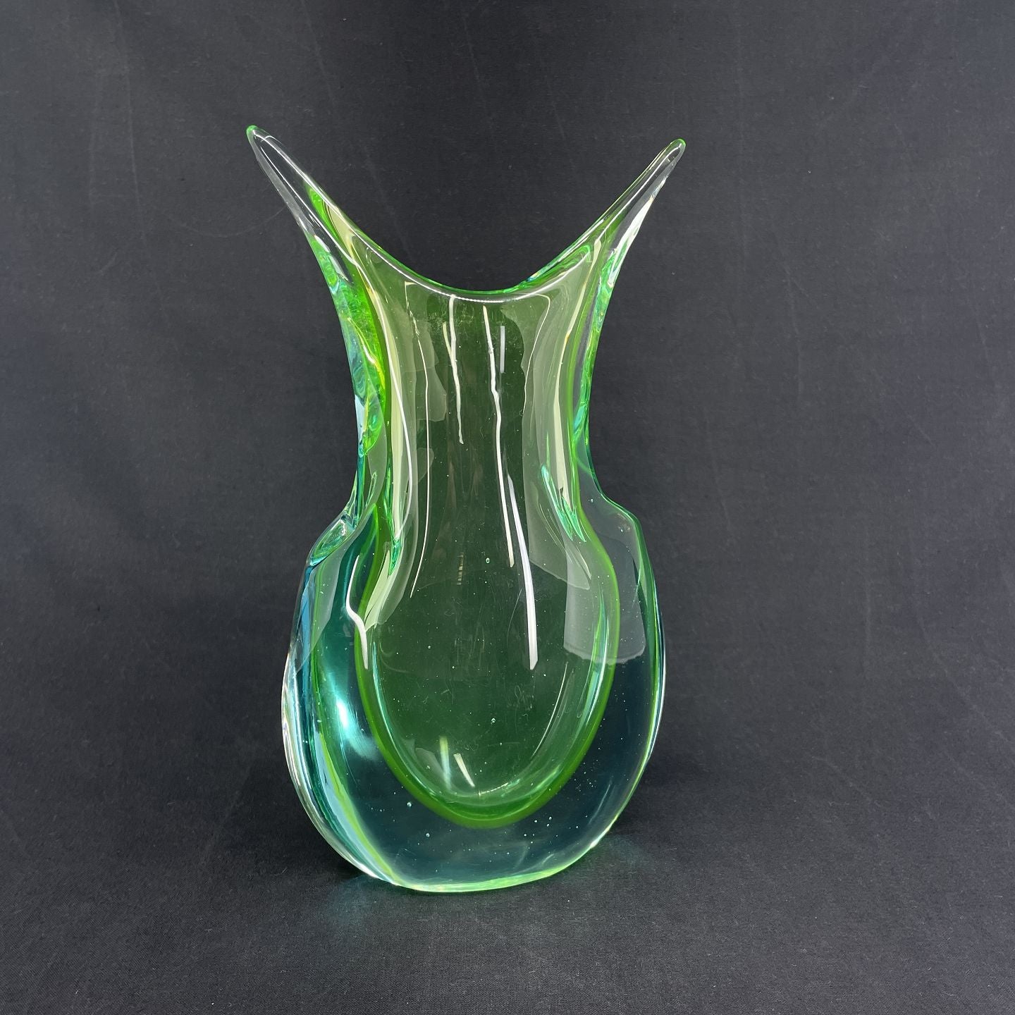 Fine light green summer soo vase from the 1960s
