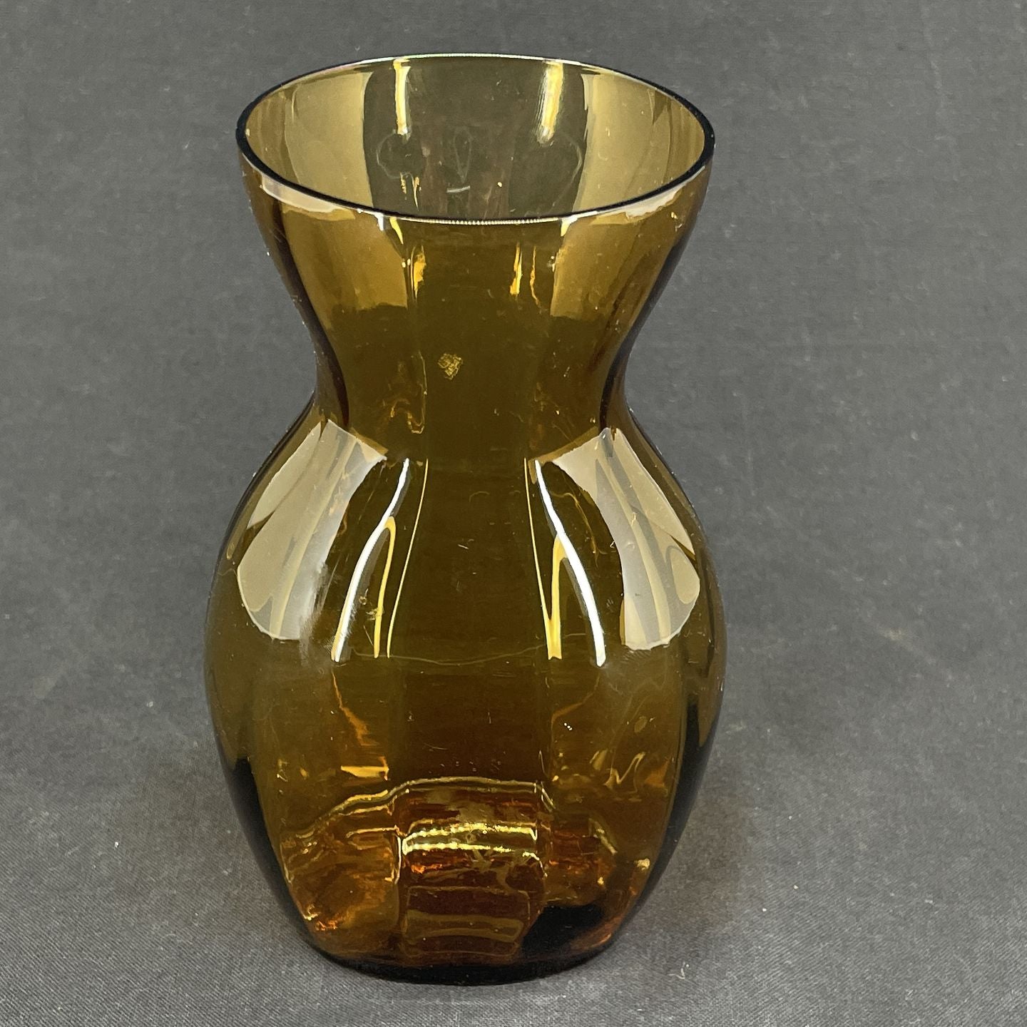 Amber hyacintvase from Kastrup Glasswork
