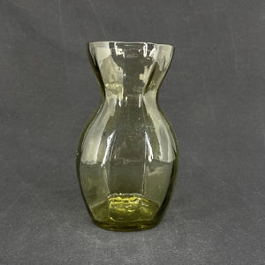 Moss green hyacinth glass