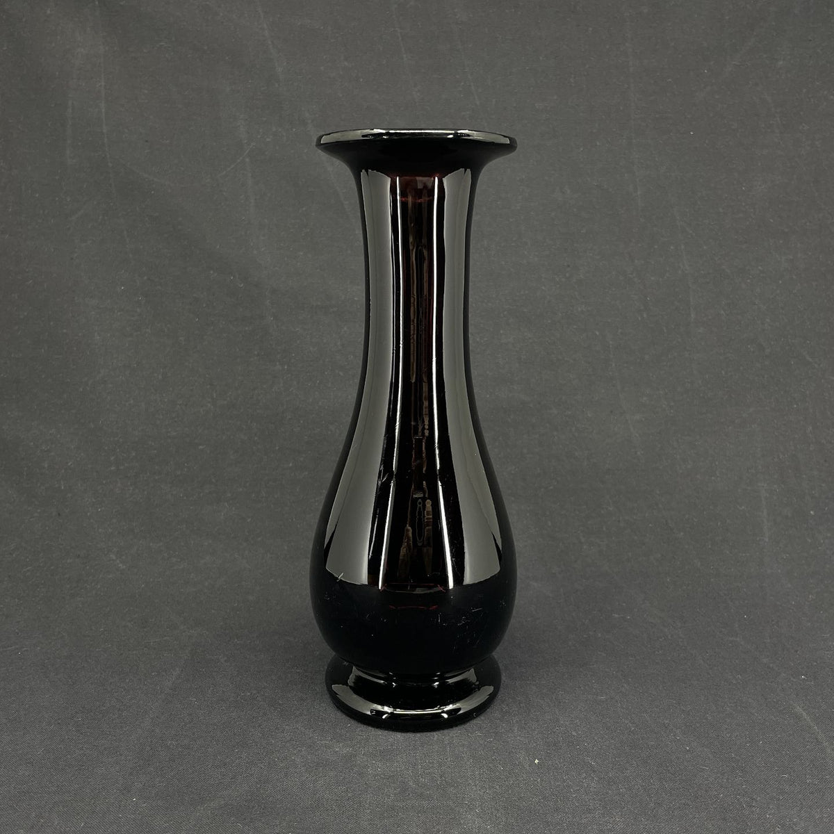 Mangan hyacintglas fra Holmegaard - balusterformet