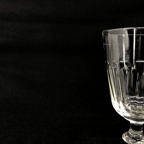 Klart Christian d. 8 hvidvinsglas