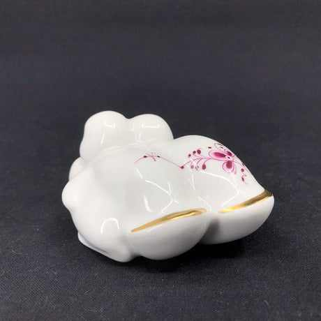 Purpur musselmalet figur - ænder