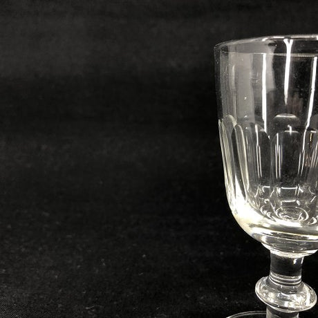 Small clear Christian d. 8 white wine glass
