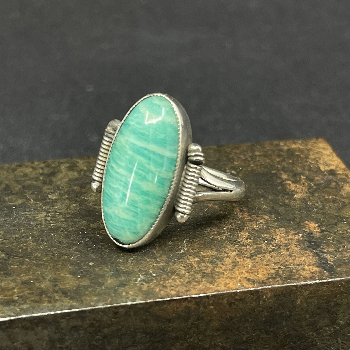 Ring from Evald Nielsen with amazonite