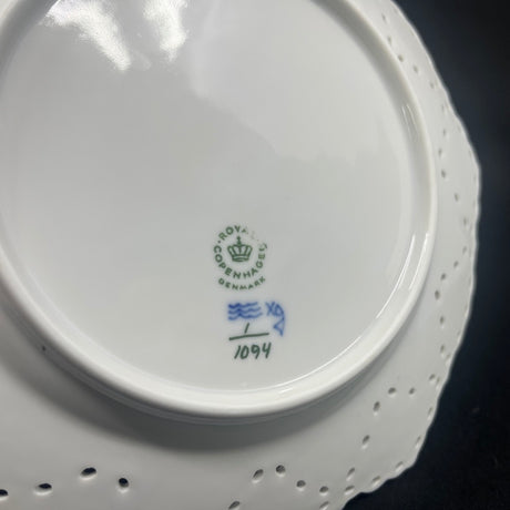 Blue Fluted Full Lace dessert plate, 1/1094