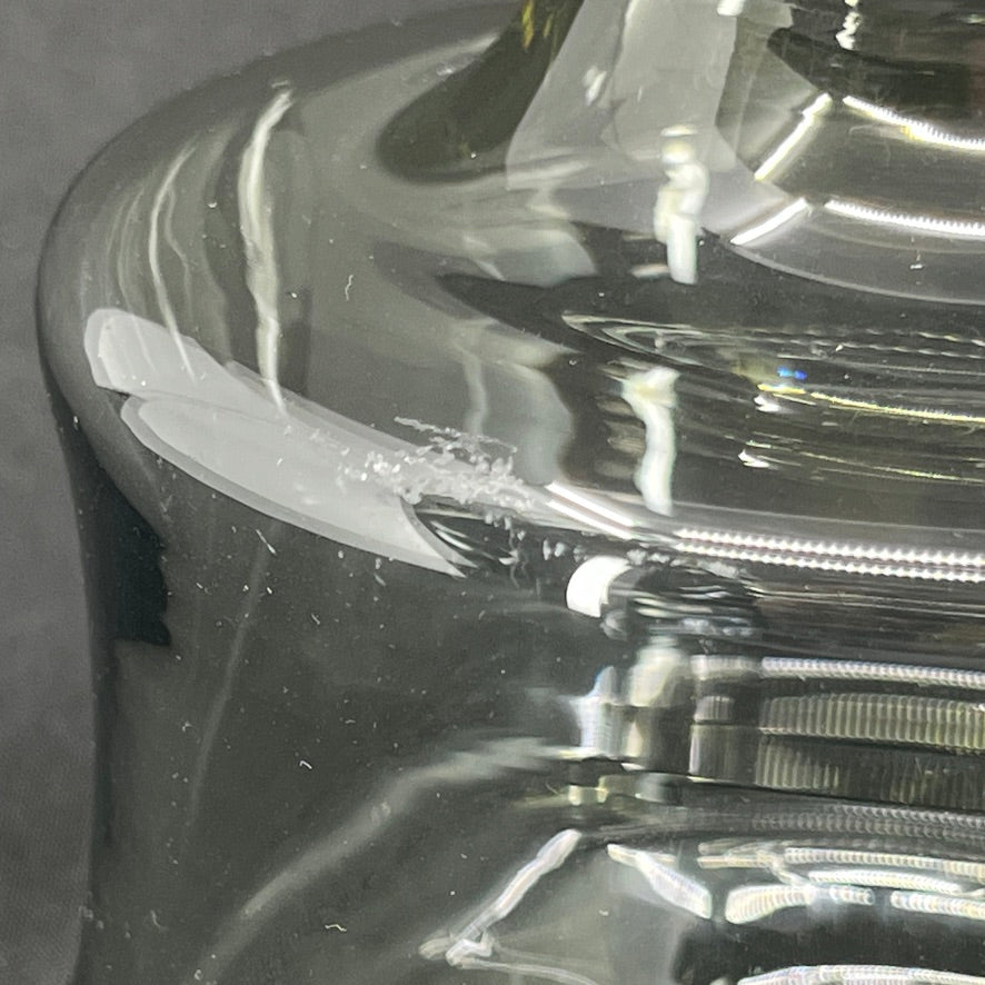 Rare Smoke Holmegaard vase - Pulley
