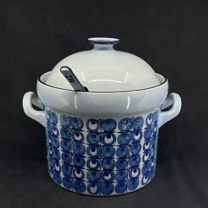 Aluminia Tenera punchbowle med ske