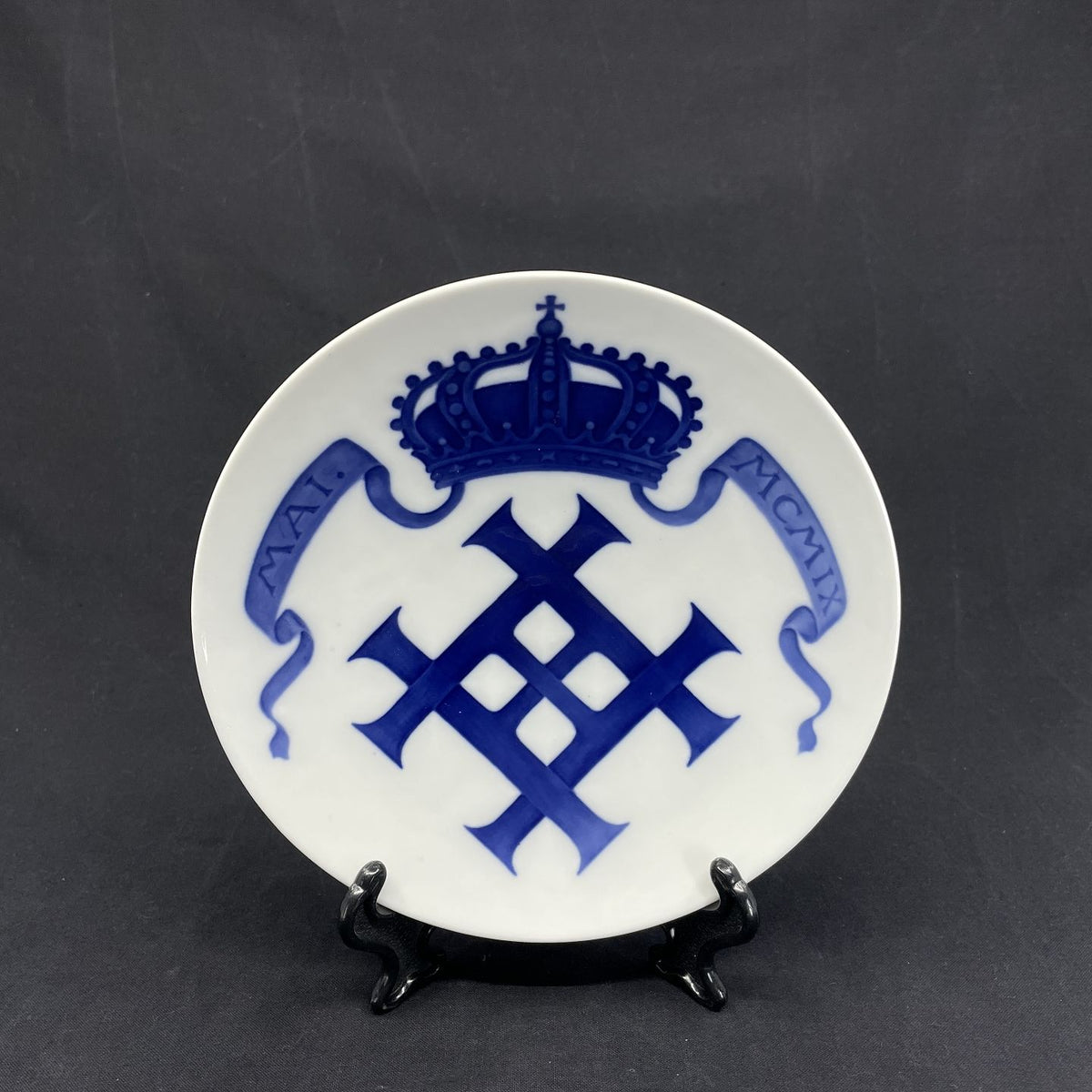 Royal Copenhagen mindeplatte fra 1909