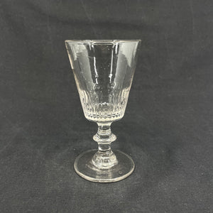 Blown Wellington wine glass from the 19th century