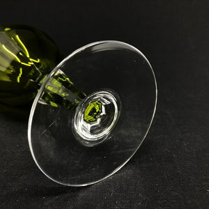 Mørkegrønt Paul hvidvinsglas