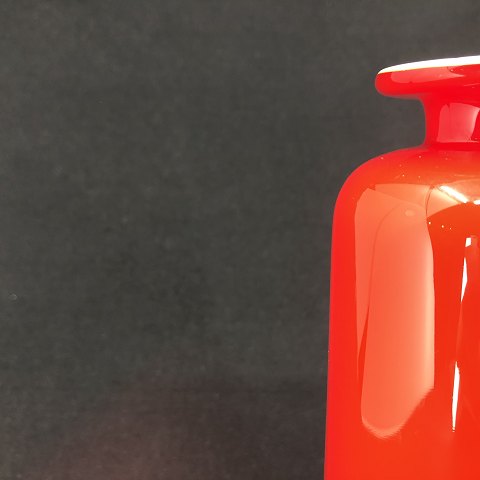 Rød Carnaby vase, 21,5 cm.