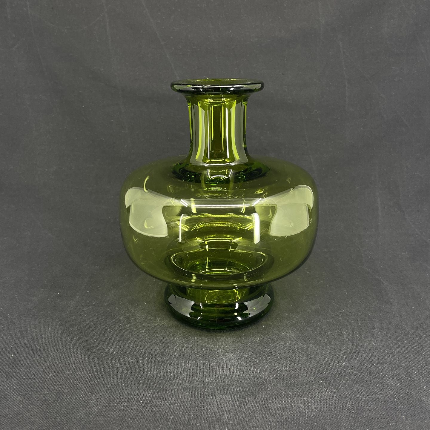 Large May green vase from Holmegaard