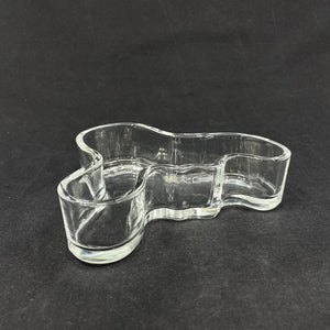 Alvar Aalto Savoy vase, 13,5x3,5 cm. Klar