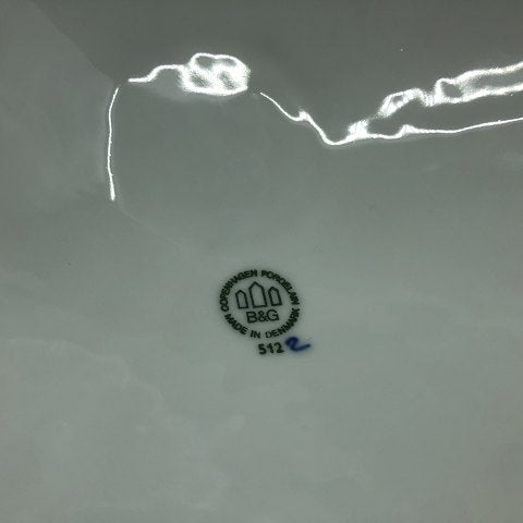 Blue painted lidded dish from Bing &amp; Grøndahl