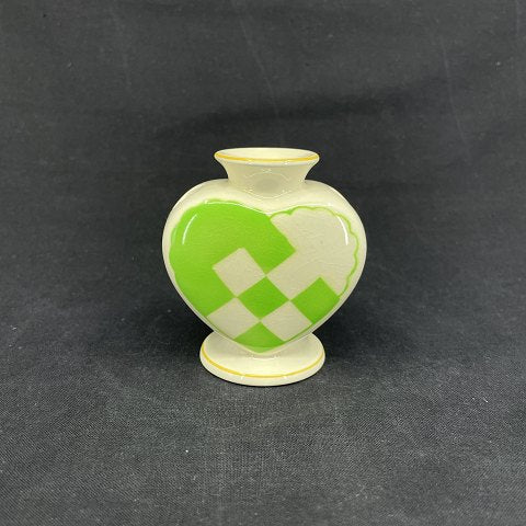 Grønt julehjerte fra Aluminia