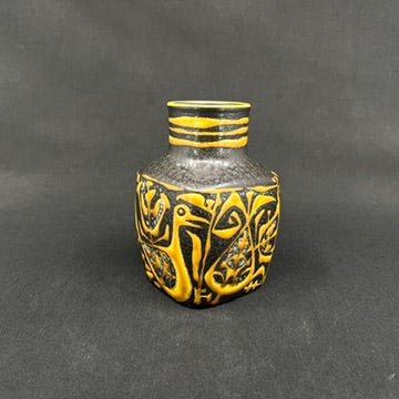 Gul Baca vase fra Royal Copenhagen, 714/3361
