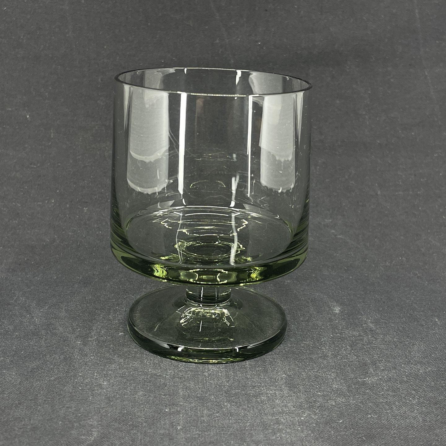 Stub rødvinsglas, smoke