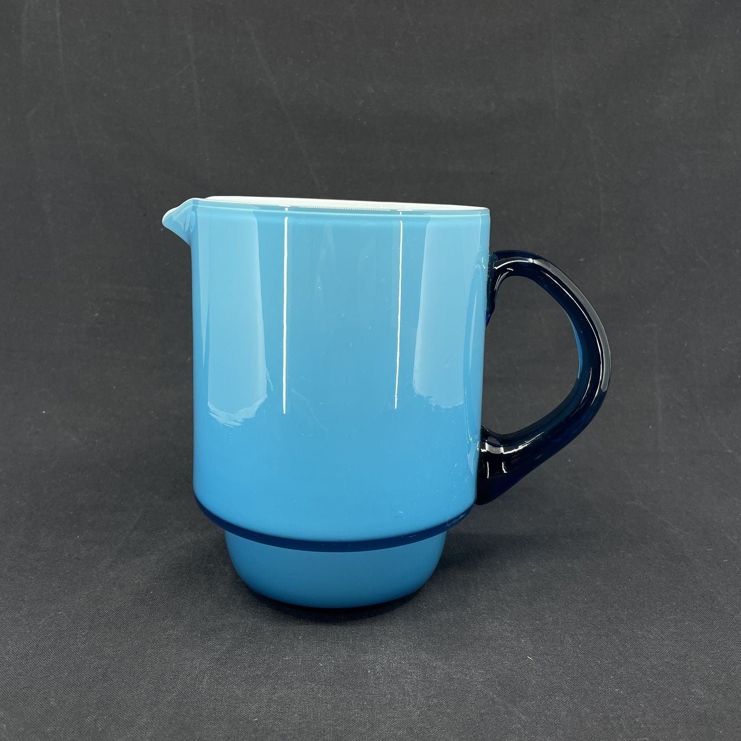 Blå Palet kande, 15 cm.