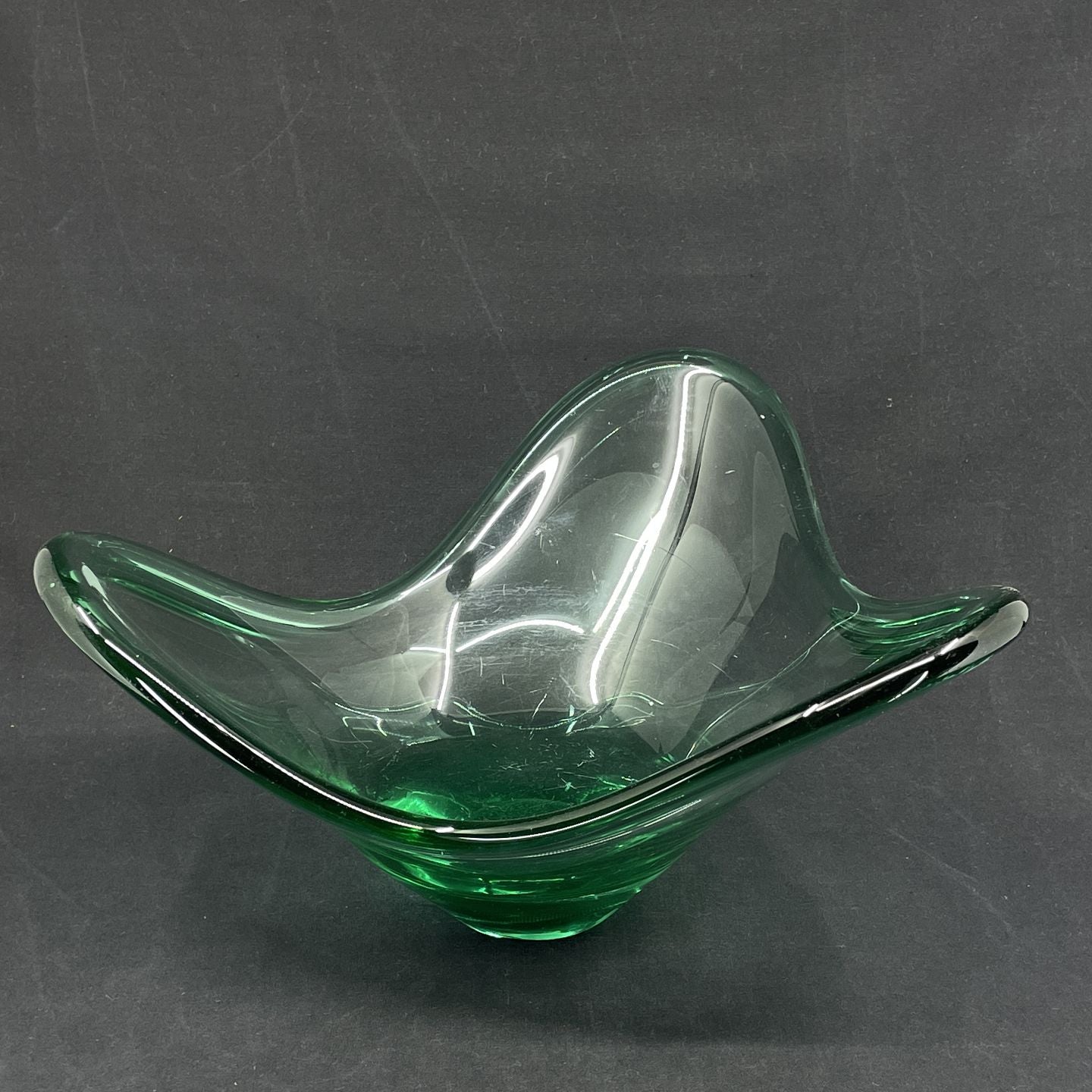 Large green Fionia dish
