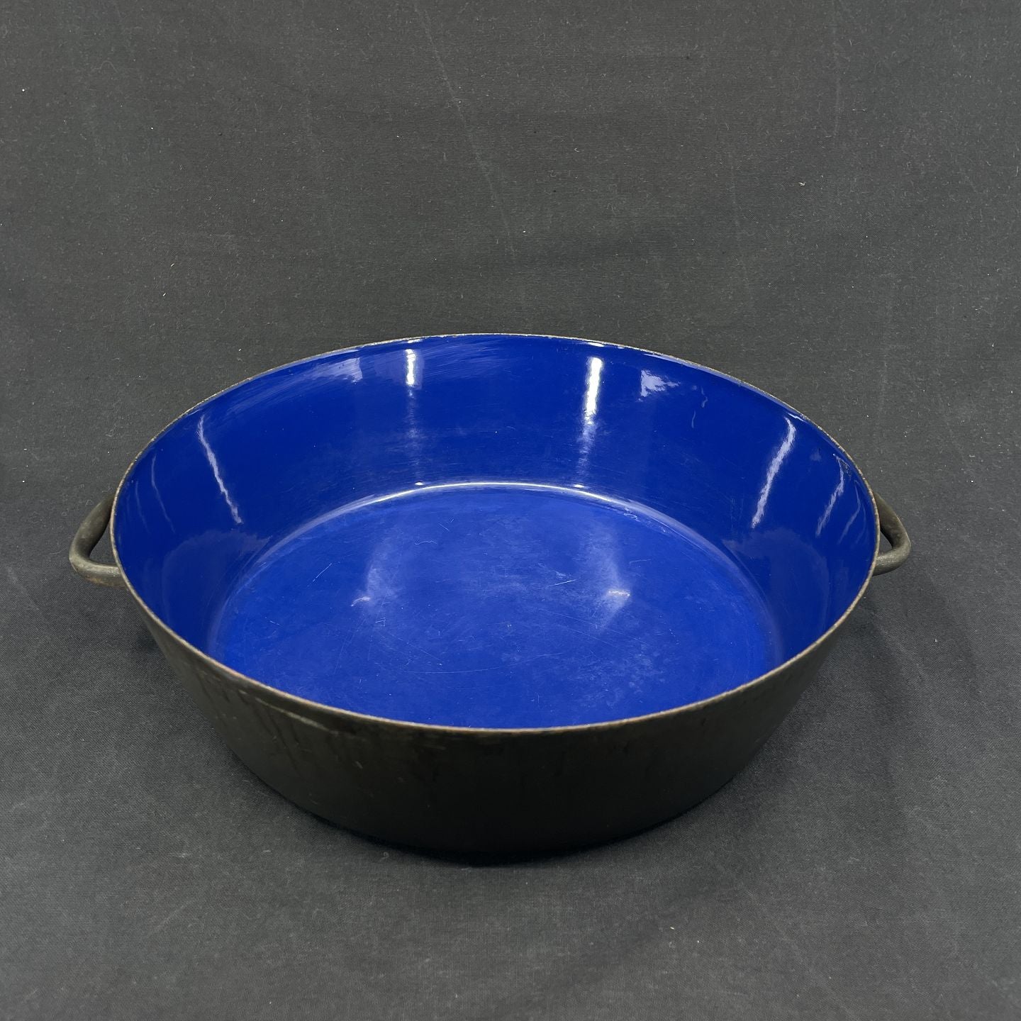 Blå Krenit gryde fra 1950'erne