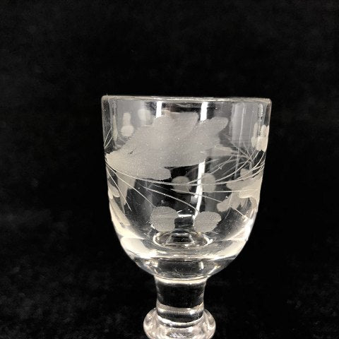 Egeløvs schnapps glass from Holmegaard
