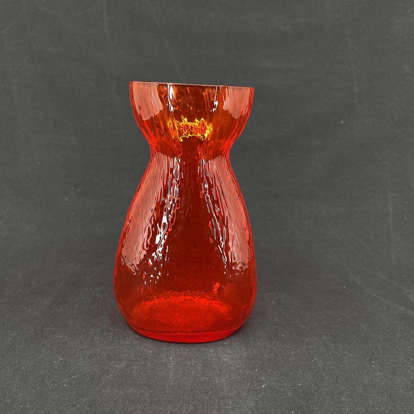Rare orange hyacinth glass