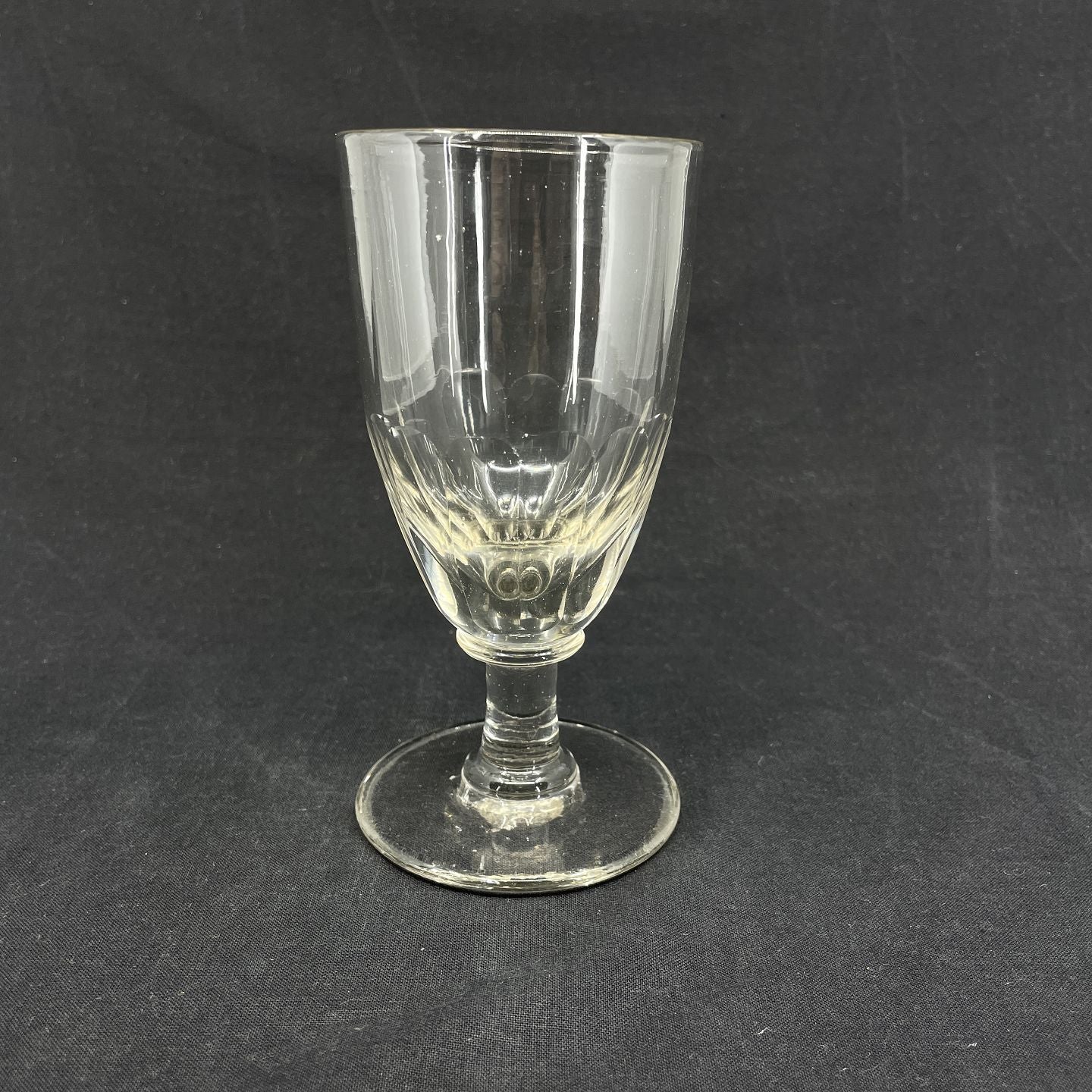 Faceted beer glass from the beginning of the 20th century