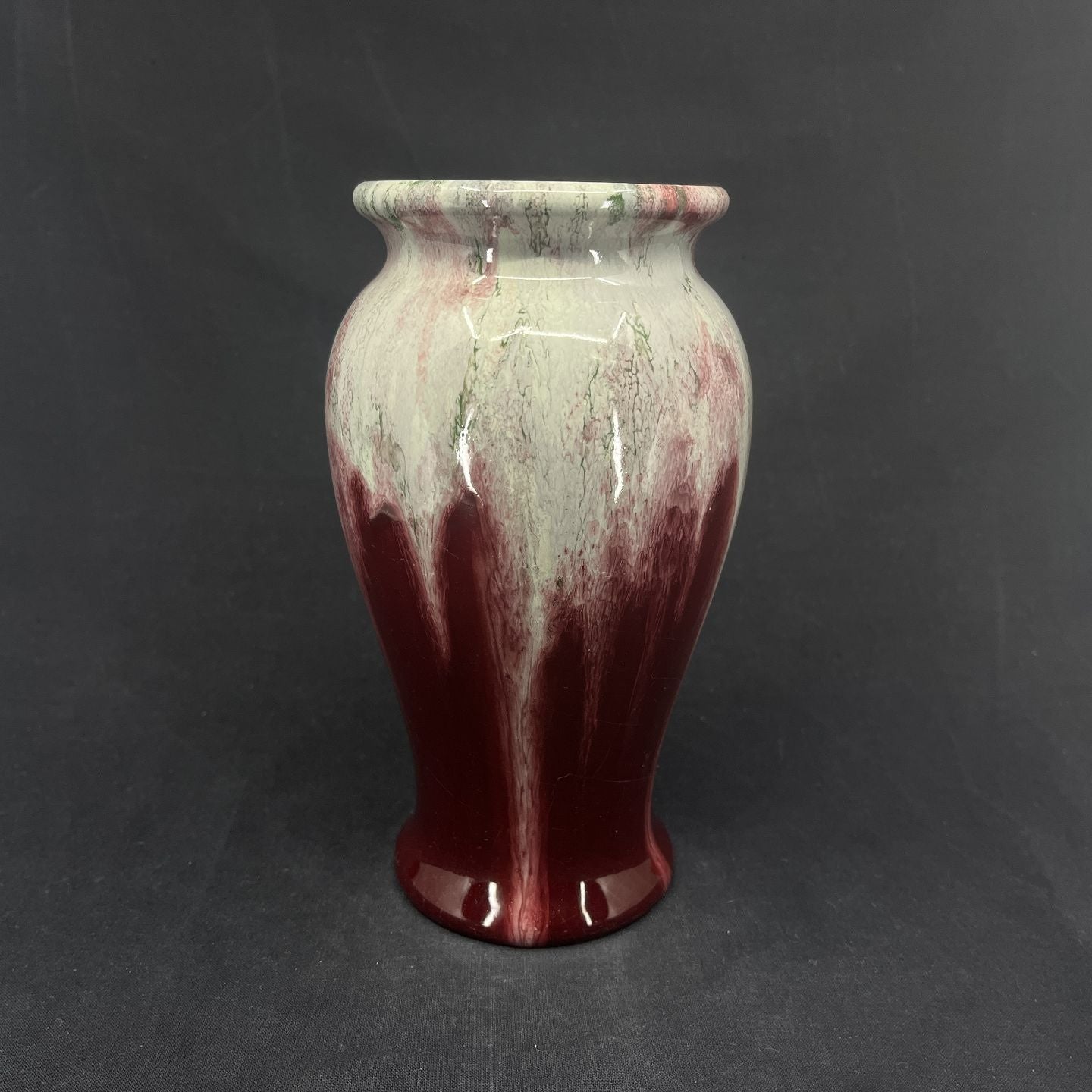 Red glazed vase from Michael Andersen