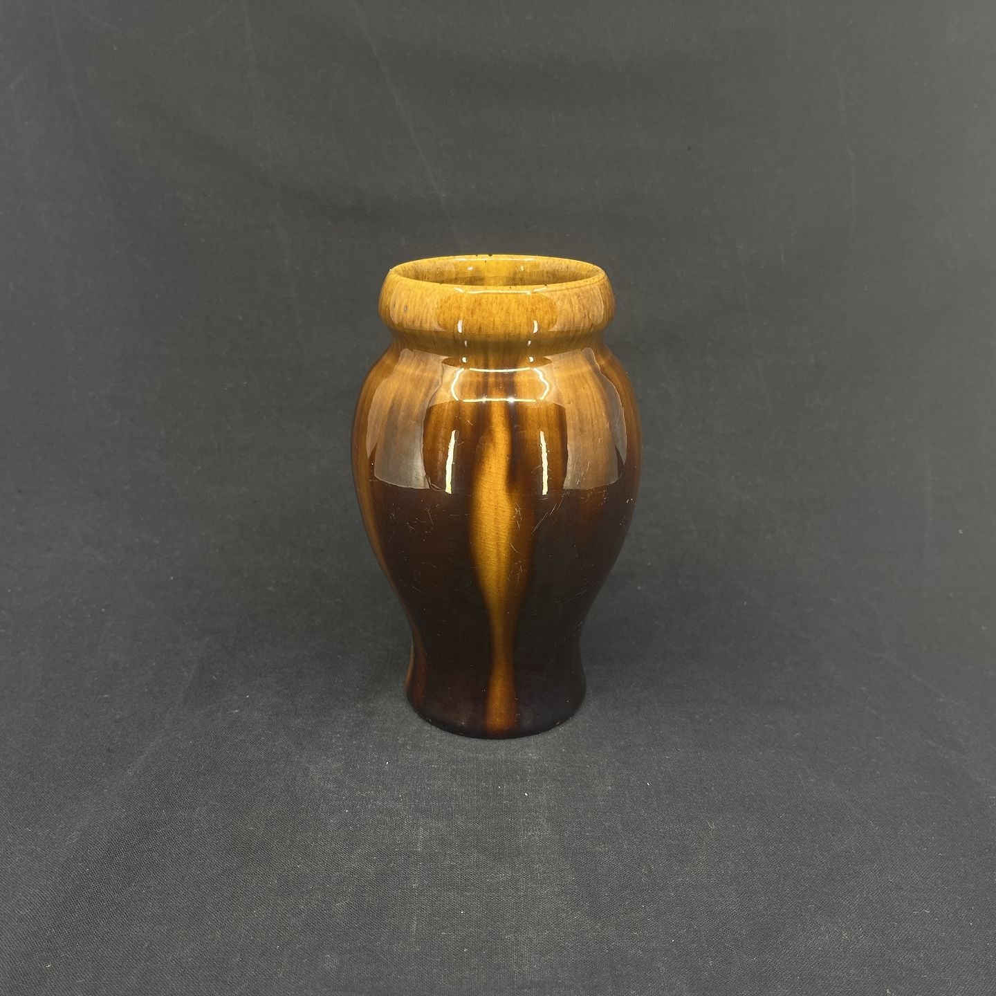 Brown glazed vase from Michael Andersen
