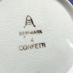 Blå Confetti ymerskål