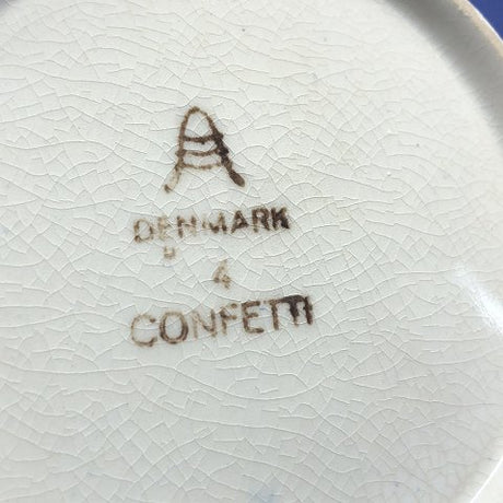 Blue Confetti outer bowl
