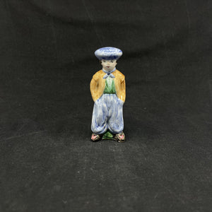 Local figure from L. Hjorth, man with blue hat