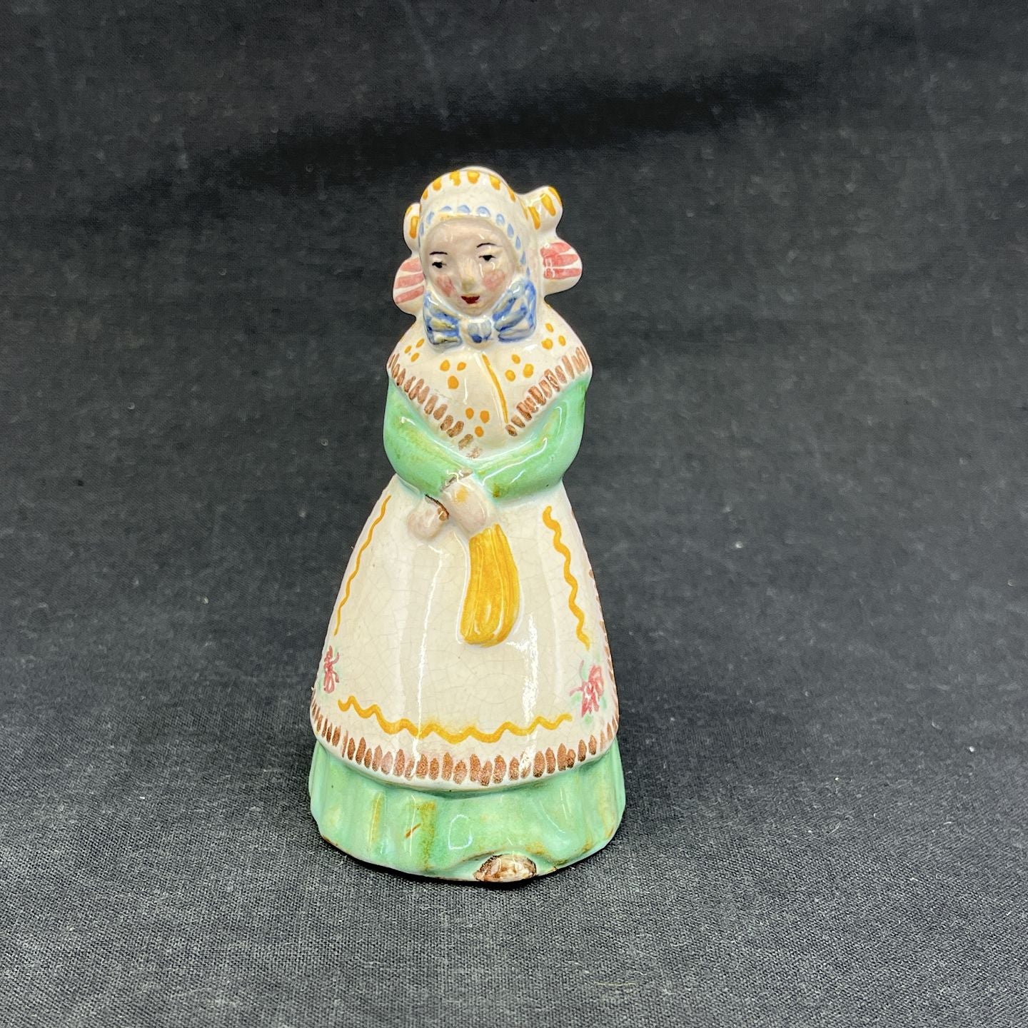 Local figurine from L. Hjorth, lady in dress