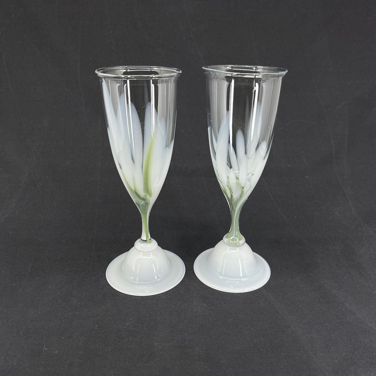 Snow drop champagne glass