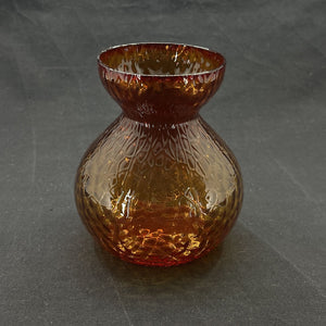 Orange-rødt hyacintglas