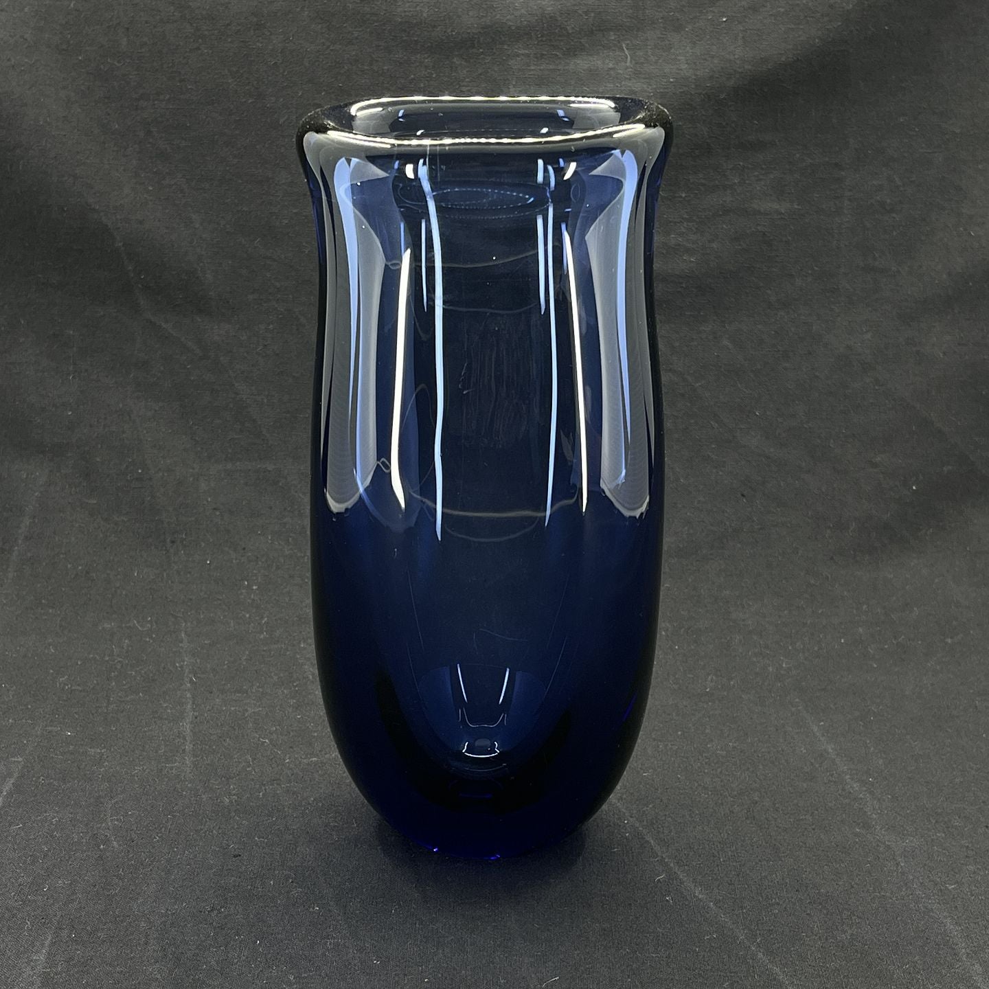 Sapphire blue vase by Per Lütken