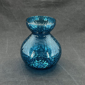 Cyan hyacintglas fra Fyens Glasværk
