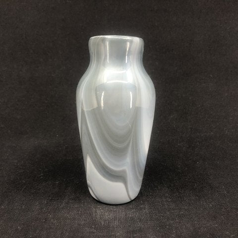 Gray marbled vase from Fyens Glasværk