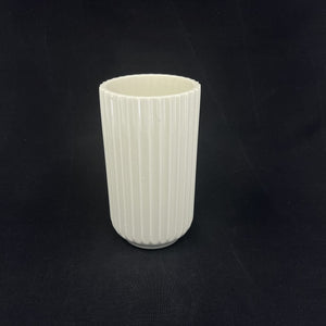 Hvid Lyngby vase, 15 cm.
