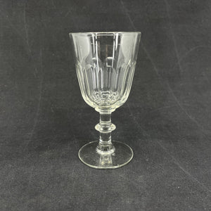 Klart Christian d. 8 hvidvinsglas, 13 cm.