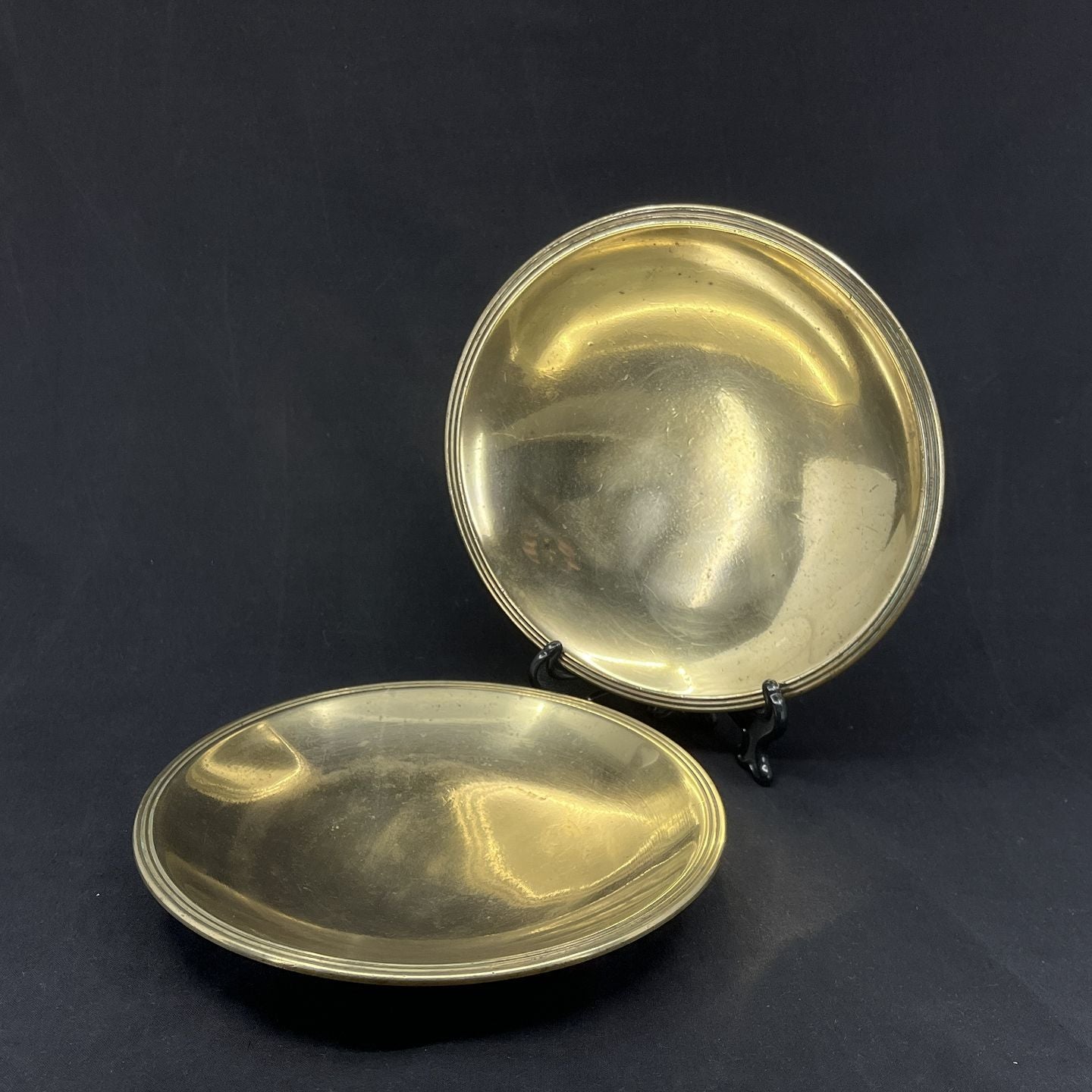 A pair of Just Andersen bronze dishes, B 1774