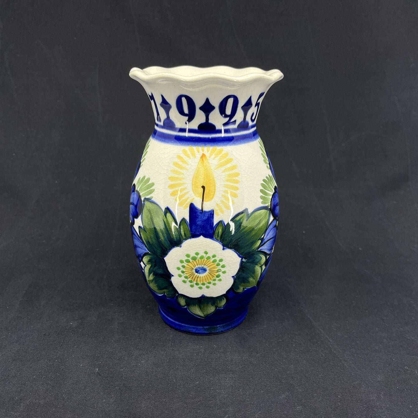 Aluminia Christmas vase 1925