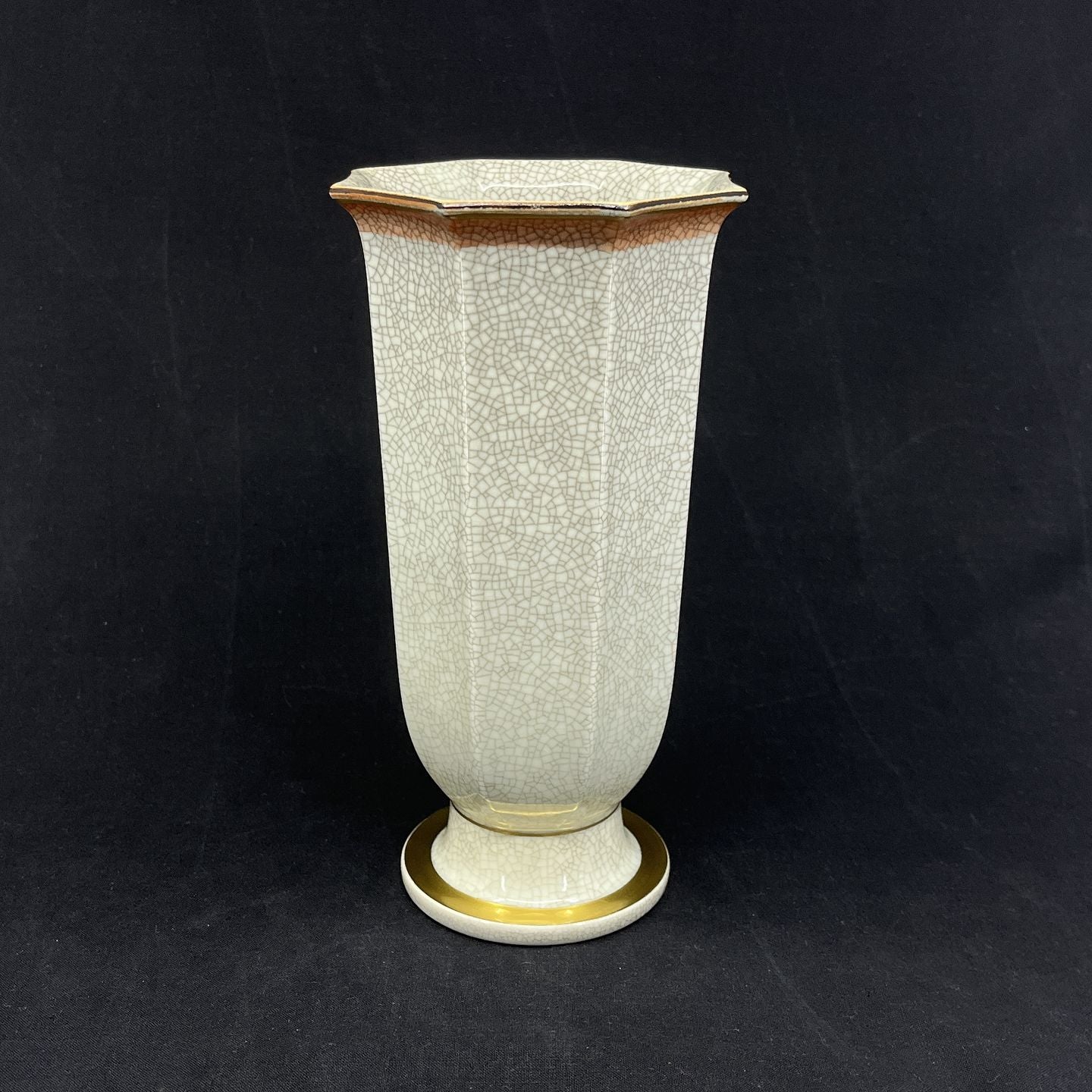 Royal Copenhagen craquele vase