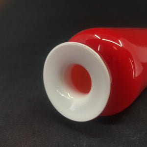 Rød Carnaby vase, 21,5 cm.