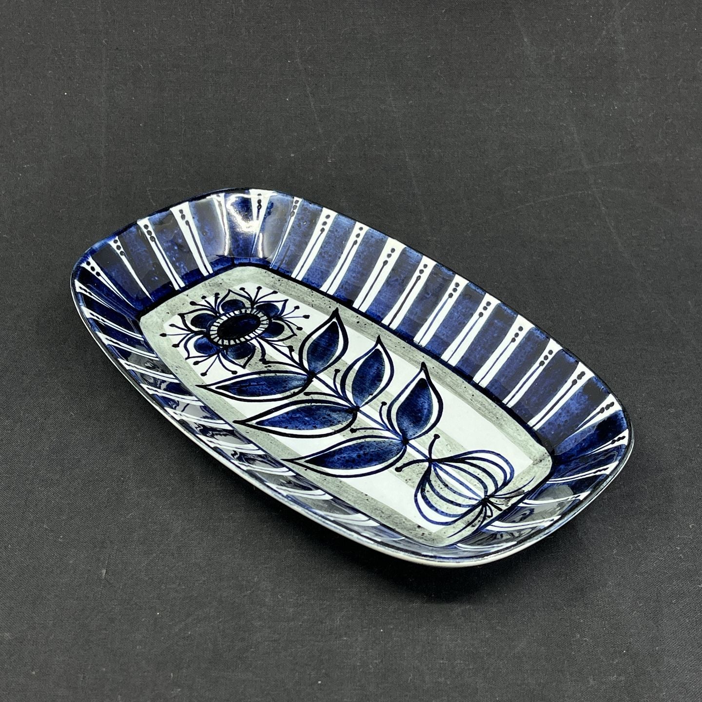 Blue tenera dish from Royal Copenhagen
