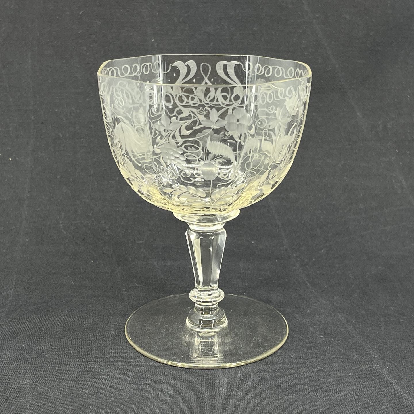 Angular confectionery bowl from the 1880s