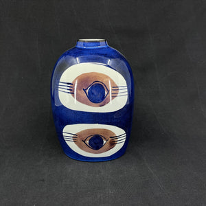 Oval Baca vase fra Aluminia