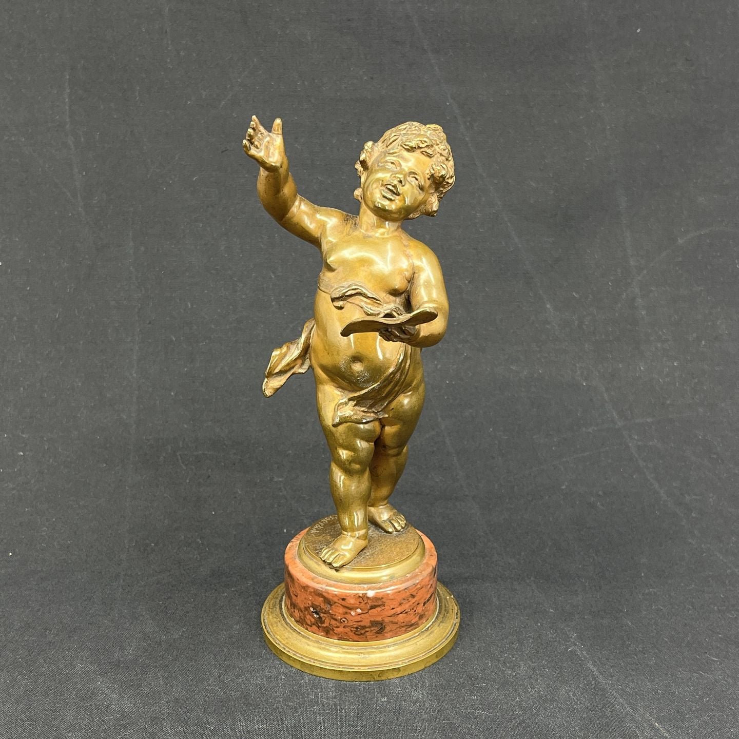 Bronzefigur af Ruff. Besserdich