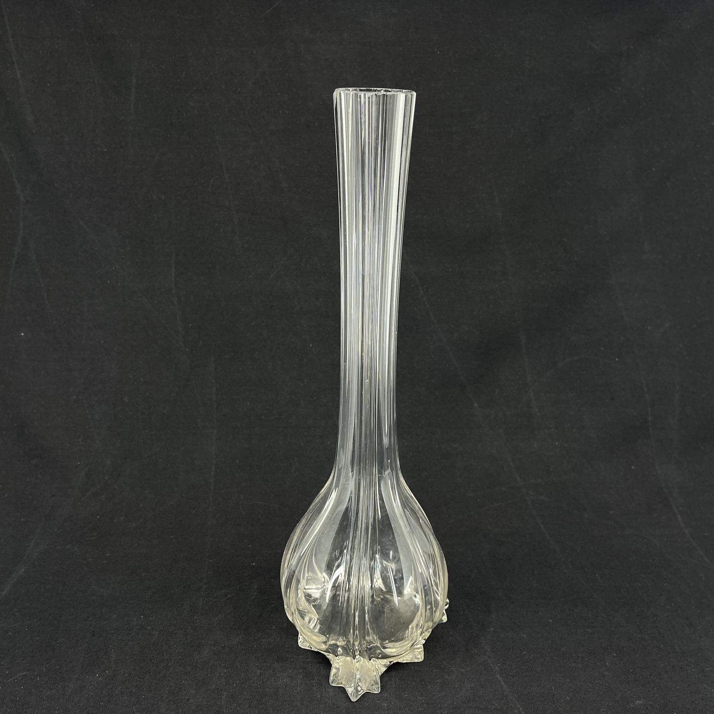 Slender lily vase with feet