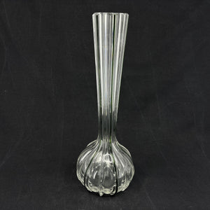 Høj vase med grønne bånd fra 1920'erne